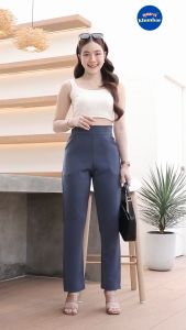 กางเกงขายาวผ้าฮานาโกะรุ่นซิปข้างกระบอกเล็ก สเปคดี มีกระเป๋า2ข้าง กับร่างกายและคุณภาพ