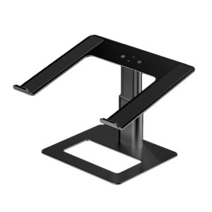 Adjustable Aluminum Laptop Stand Ergonomic Height Riser with Cooling Vent for 10-17 inch Laptops