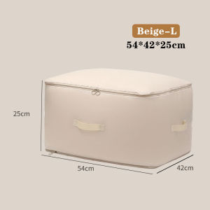 Ultra Space Saving Self Compression Organizer Storage Bag Double Zipper Expansion Organizer Bag Moisture-proof Clothes Quilt Moving Bag
