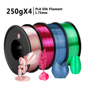 250gx4 PLA Silk Rose Filament Wire 1.75mm 3D Printer Material pink 250g500g1kg 3D Print Refills Filament wire Vacuum Packaging