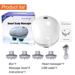 Máy Massage Da Đầu Điện Cầm Tay Dụng Cụ Gãi Đầu Thư Giãn Làm Sạch Sâu Kích Thích Mọc Tóc Dụng Cụ Massage Bằng Tay
