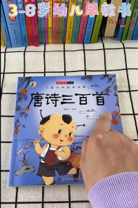 【儿童经典国学启蒙】(全套4册)彩图注音 宋词唐诗三百首 成语接龙故事 幼儿童启蒙认知古诗早教绘本图画书 Children Chinese Picture Poetry Pinyin Buku WeBuild