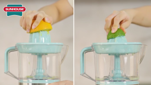 MÁY VẮT CAM SUNHOUSE SHD5511 - 2 đầu vắt linh hoạt Vắt kiệt nước