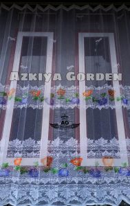 Vitrase Gorden Vitrase Gorden Warna Dalaman Gorden Transparan Motif Bunga Anggur warna