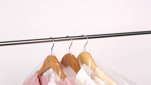 10-60PCS Clothes Dust Cover Length 90-150cm Clear Plastic Garment Bags Disposable Dustproof Wardrobe Storage Bags for Home Shop