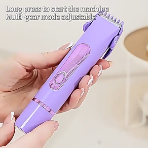 GetGadget⚙ 2 in 1 Women Electric Shaver waterproof Full Body Face Leg Bikini Underarm Arm Beard Double Head hair trimmer epilator