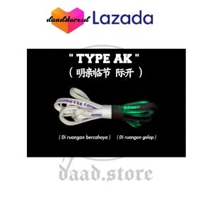 ORIGINAL Shoelaces/tali sepatu katakana glow in the dark by daad.co  Type AK