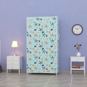 Large Size Zipper Wardrobe Simple Clothes Closet Cabinet Organizer High Quality Bedroom Wardrobe