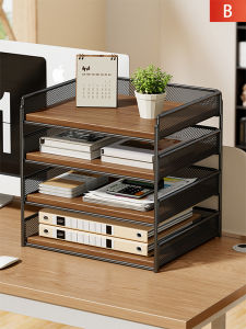 evesigar | Multifunctional Metal Desktop Organizer A4 Compatible