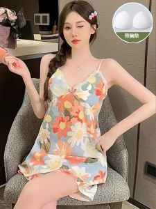 SatisfClothe 🌞🌞 ชุดนอนการ์ตูน ชุดอยู่บ้าน คอวี การพิมพ์ มีฟองน้ำ ส่งไว  ส่งไวจากไทย