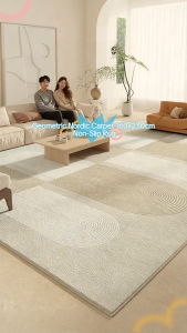 【Ready Stock】Soft Carpet Flooring Mat Non-Slip Rug Living Room Bedroom Home Decor Thickened Rug Area