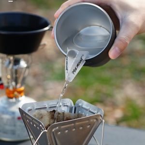 3pcs Outdoor PP Plate Drainage Nozzle Food Grade High Temperature Resistant Water Guide Rack Cup Coffee Drainage Nozzle Camping Tool Accessories