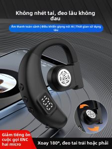 Xrmai | Tai Nghe Bluetooth Không Dây Không Vào Tai Kiểu Treo Tai Truyền Dẫn Xương Siêu Bền Thời Gian Âm Thanh Chất Lượng Cao