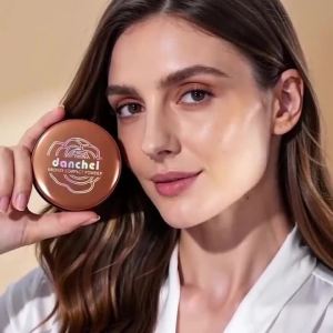 Phấn Phủ Dạng Nén Màu Đồng Lì Lâu Trôi Làm Sáng Da Tự Nhiên Che Khuyết Điểm Cho Lớp Nền Hoàn Hảo Mịn Màng Phù Hợp Mọi Loại Da Có Kèm Gương.