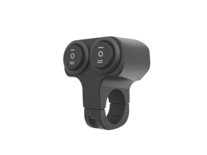 Mini Driving Light Switch Motorcycle Handlebar Double Button Switch Left/Right