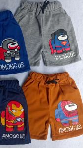 Umaroom - Celana pendek harian anak laki-laki game viral usia 1-7 Tahun