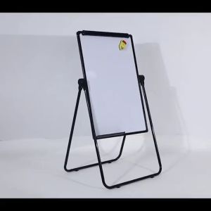 White Board Magnetic Aluminum WhiteBoard with Stand with Free Eraser Magnet Marker 60x90CM