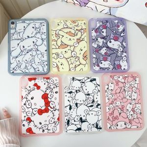 Cartoon Sanrio iPad Protection Case for Apple iPad 10th Generation iPad Air 6 Mini 7/Air 5/Air 2 Anti-Fall Soft Shell Mini 7