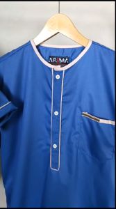 Koko Keluarga Arimaclothes Variasi Biru Dongker: Fashion Pria Lebaran