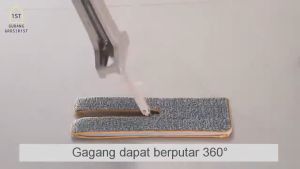 Double Side Lazy MopInovasi terbaru Alat pel lantai dua sisi Pembersih Lantai Praktis