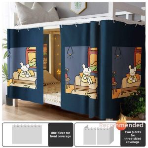 YANYANGTIAN | Bed Curtain for Bunk Bed Light Blocking Single Partition