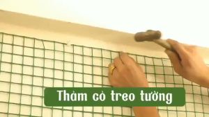 [Hỏa tốc 40cm x 60cm] Tấm cỏ nhựa tai chuột treo tường- trang trí sự kiện- phông nền chụp hình sản phẩm