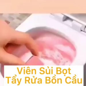 Hộp 12 viên thông tắc bồn cầu hương nước hoa màu hồng GD737-SuiBC12