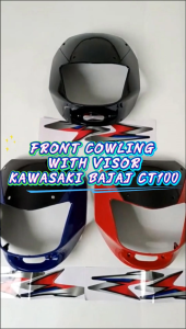 KAWASAKI BAJAJ CT100 FAIRINGS HEADLIGHT COVER FRONT COWLING WITH VISOR FOR MOTORCYCLE ACCESSORIES