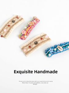 Bohemian Beach Seashell Handmade Hair Clip