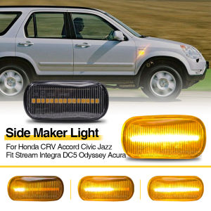 LED Side Marker Lights Turn Signal lamp For Honda CRV Accord Civic City Fit Jazz Stream HRV S2000 Odyssey Integra Acura RSX NSX