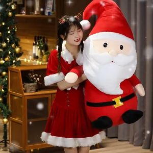 Gấu bông quà tặng giáng sinh ông Noel Thú bông tuần lộc Người tuyết dễ thương