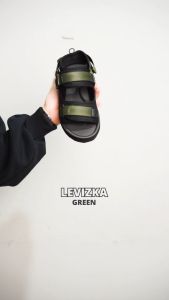 Fertig - Levizka Green Army - Sandal Gunung Pria Wanita - Open Toe Adjustable Strap Ringan & Nyaman