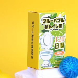 Ceetoon Blue Bubble Toilet Cleaning Block Automatic Cleaner 蓝泡泡马桶洁厕块自动清洁剂洁厕灵厕所除臭去异味除垢 Ceetoon