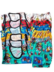3 Pairs Terno Shorts for Boys (Sando & Short) Cotton Spandex 1-7 years old