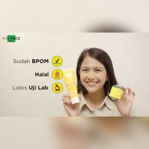 THE FACE Temulawak Brightening Facial Foam 100ml Sabun Cuci Muka BPOM