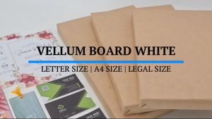 Digiprints PH - Vellum Board White 180gsm Short/A4/Long (100sheets)