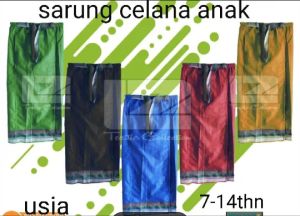 SARUNG CELANA LAKI LAKI /SARUNG INSTAN LAKI LAKI USIA 3 SAMPAI 14 TAHUN