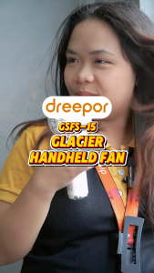 Dreepor High Speed Handheld Mist fan 4000mAh Rechargeable Fan 100 Wind Speeds Portable Fan