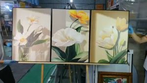 Bộ 3 Tranh canvas Hiện Đại - Tranh Treo Tường