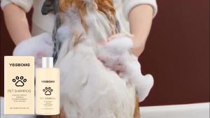 YEGBONG | Pet Wash Shampoo Deep Clean Dirt Deodorizing Moisturizing Hair Soften Shower Relieve Skin Irritation Dogs Cats Grooming Shampoo