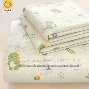 KAMONI | Váy Giường Cotton 2 Lớp Không Trượt