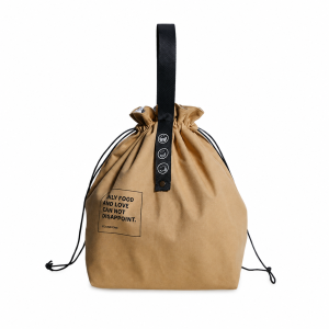 Insulated Lunch Bag Portable Drawstring Lunch Tote Aluminum Foil Thermal Bento Carry Bag for Work School Picnic Food Storage