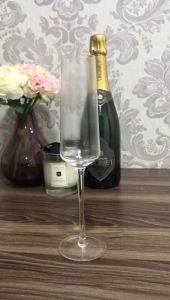 [SG Stocks]  Classic Crystal Flute Champagne Glasses - 240ml