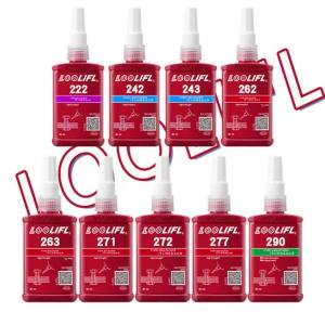 LOOLIFL | LOOLIFL - High-strength high-temperature resistant 243-271 anaerobic threadlocker 243 medium-strength anaerobic threadlocker 271 high-strength anaerobic threadlocker anti-loosening sealant anaerobic type high-tem