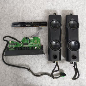 RCA Soundbar DIY Speaker Horn Mid-High Sound Modification Tube Engineering Plastic Body 2.1 Channel AUX Interface Electric Powered