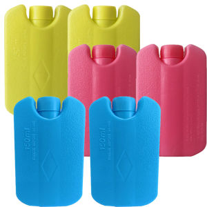 1/2/3/6pcs Reusable Ice Blocks Cooler Bag Ultra Thin Portable Travel Fresh Food Cold Storage Fruit Lunch Retain Freshness Box