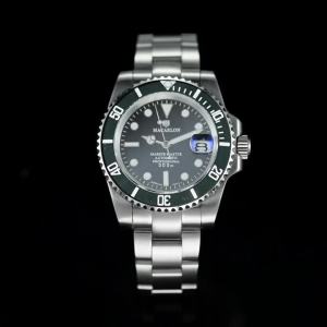 MACARLON Design New Calendar Mechanical Watch Men Sapphire Glass Luminous Stainless Steel Waterproof China NH35 Automatic Watch