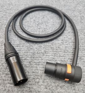 Dây Canon 2 đầu cong RoxTone chân đồng mạ vàng hàng chính hãng (giá 1 sợi)