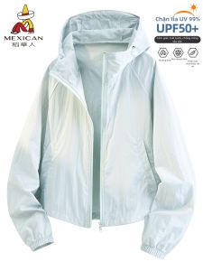 Mexican | Áo Khoác Có Mũ Bảo Vệ Chống UV Thoáng Khí Nhẹ