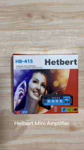 Hetbert Mini Amplifier Bluetooth / USB / SD Card / FM